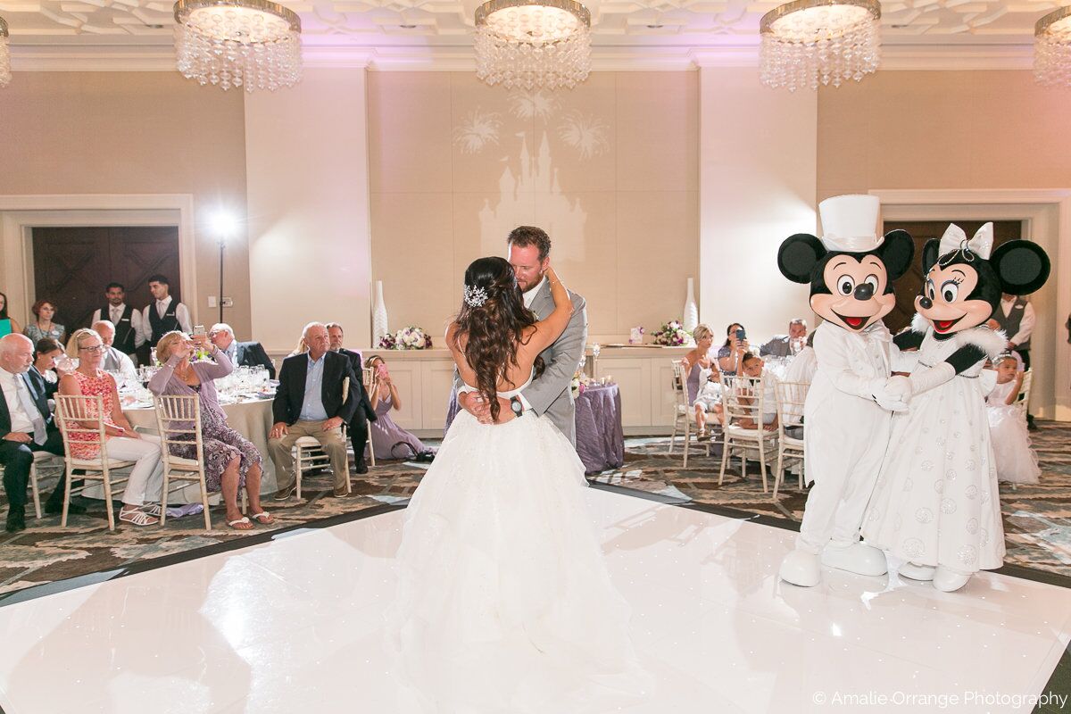 Disney Wedding Mickey and Minnie at Four Seasons Resort