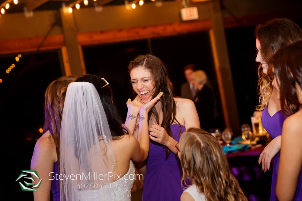 Bride on the dance floor at Orlando Wedding Venue Marina Del Rey At Mission Inn 