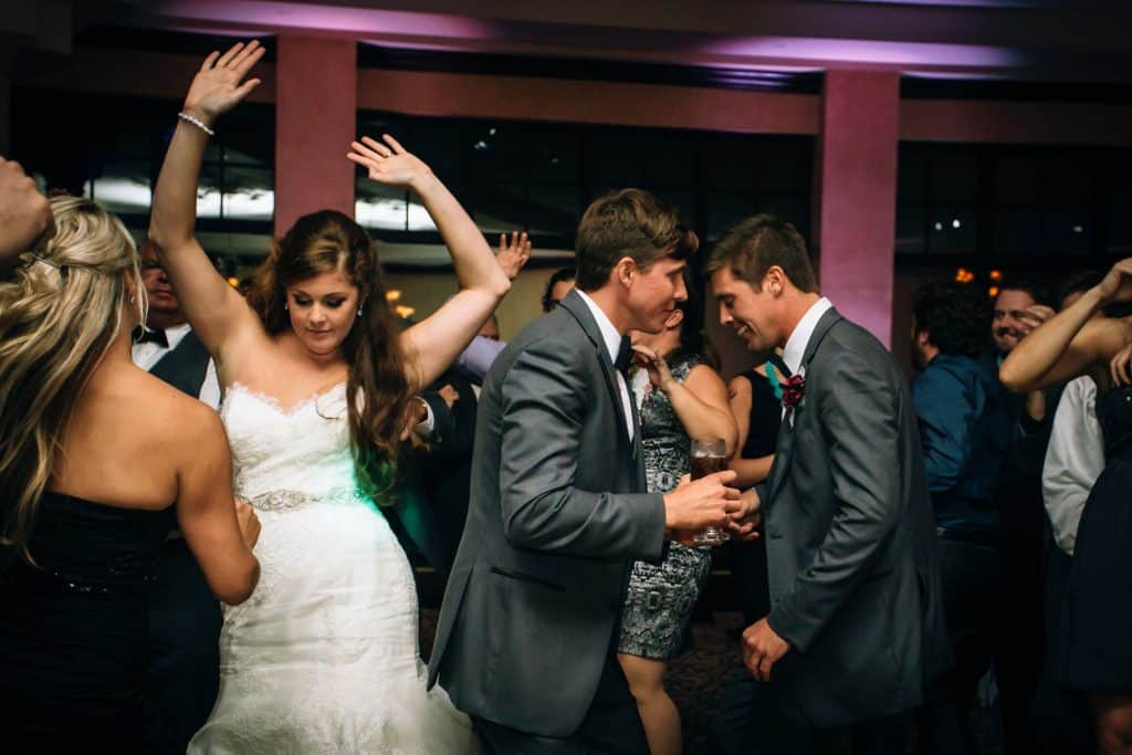 bride and groom dancing at wedding venue bella collina