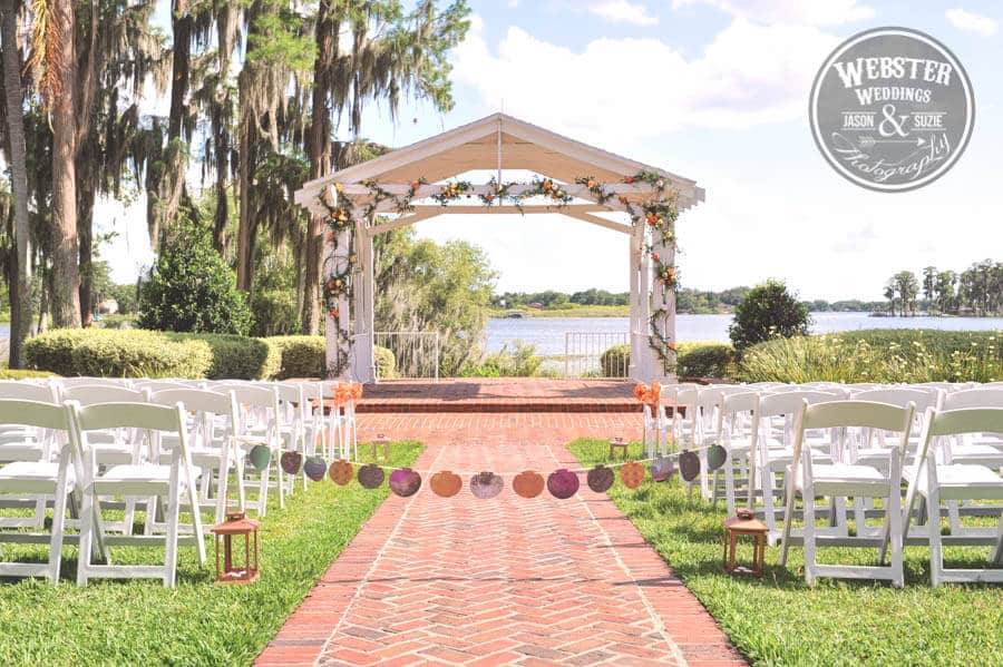 orlando wedding dj at cypress grove estate house with allison and joey