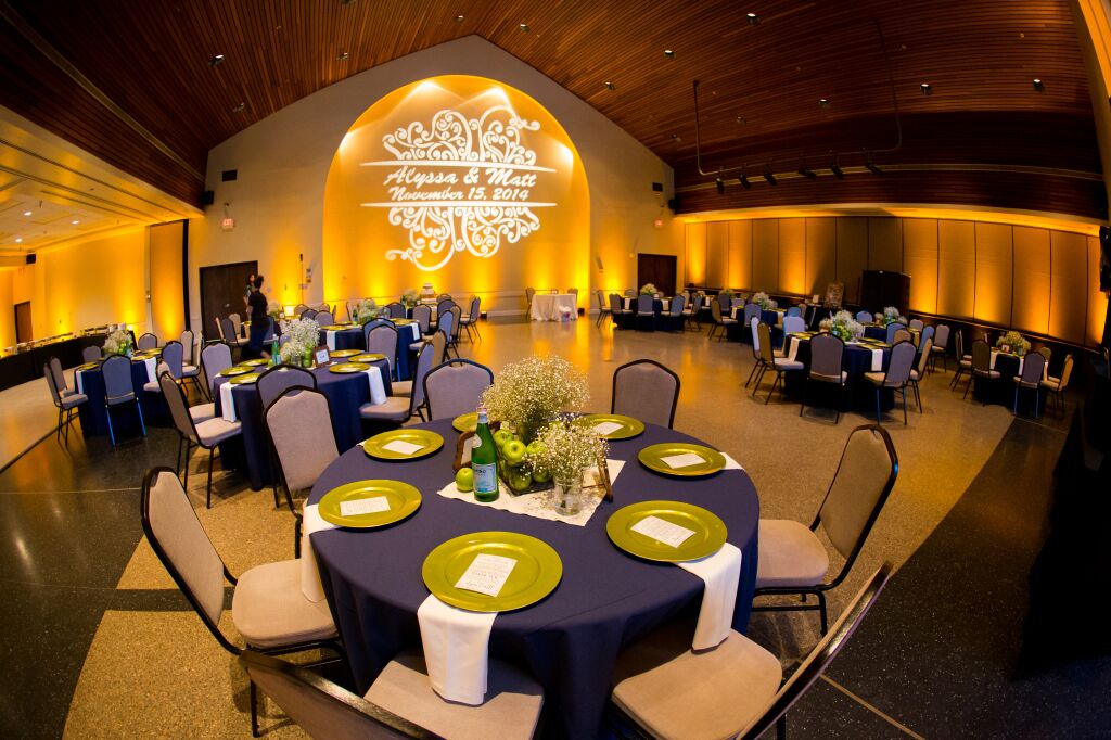 winter park civic center wedding uplighting