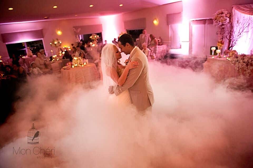 unique wedding vow renewal at the royal crest room first dance on a cloud 