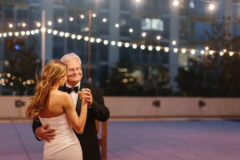Brittany dancing with her father