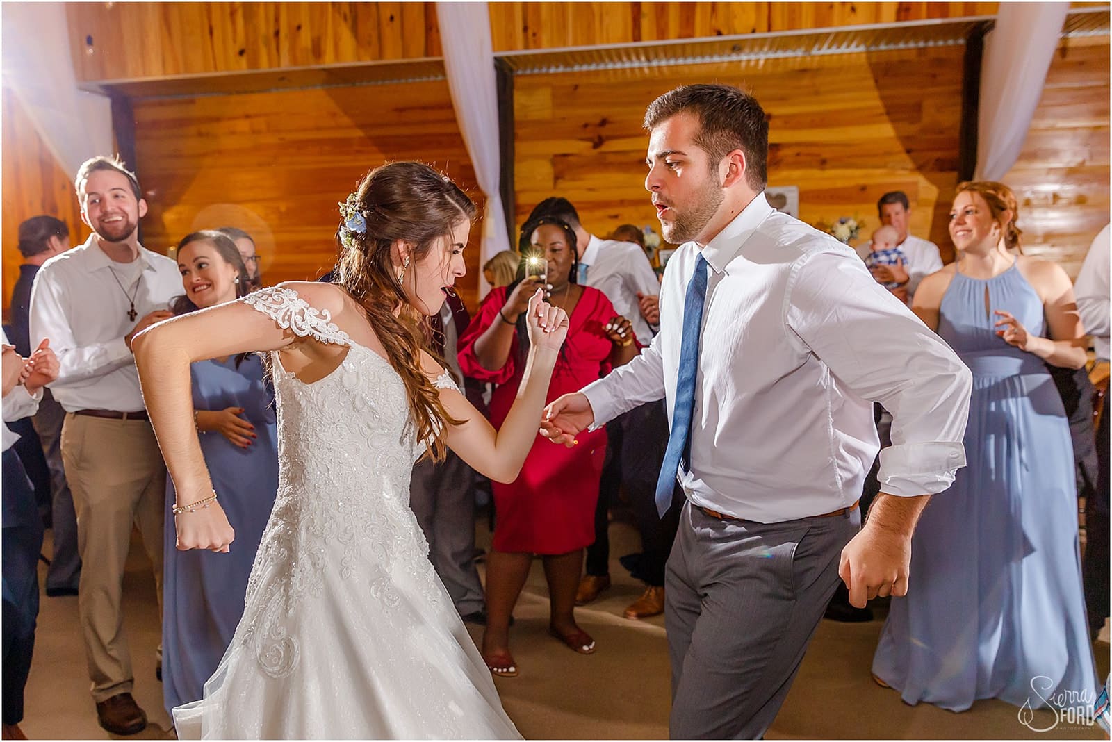 bride dancing with brother