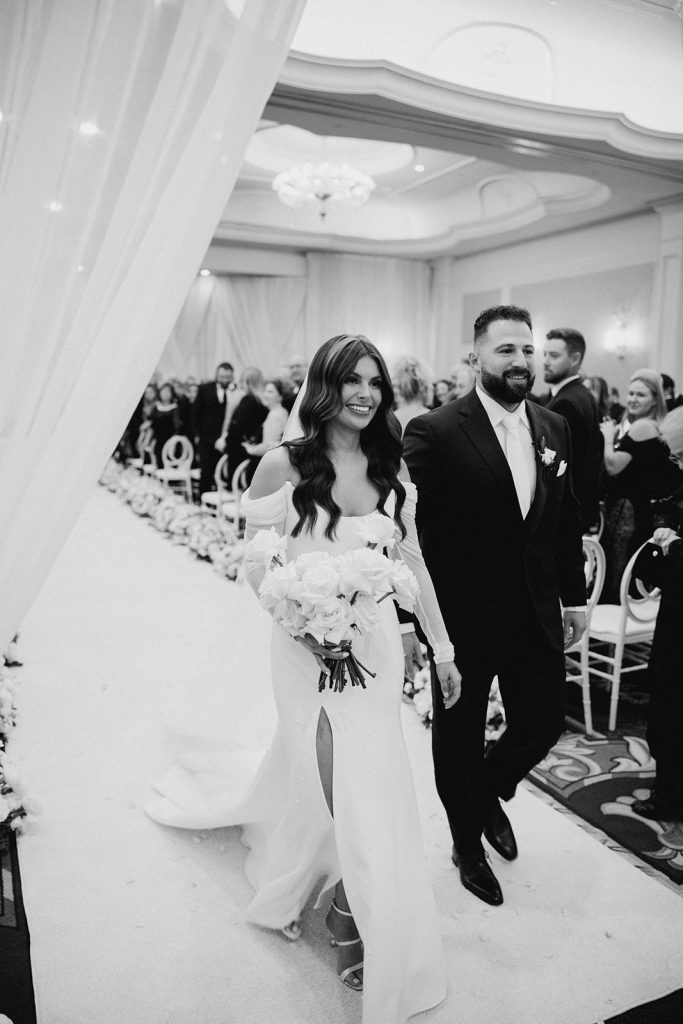 wedding ceremony at the portifino hotel