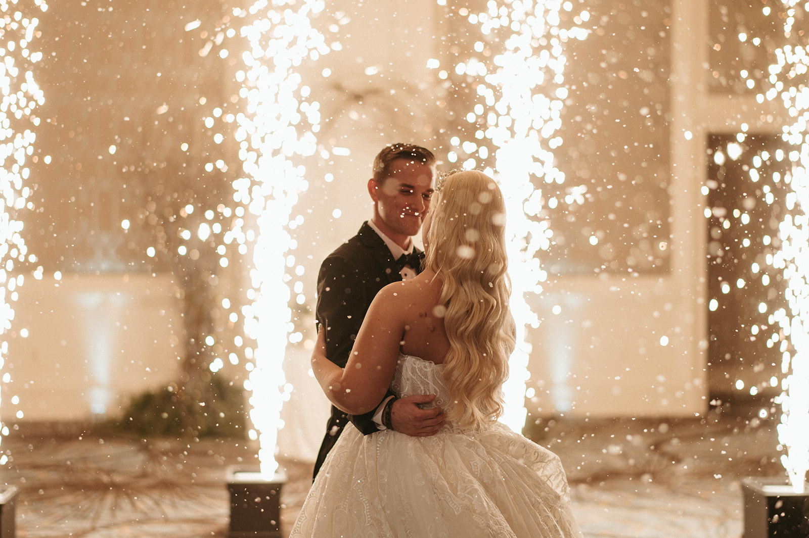 Alexandra + Collin - sparks and snow