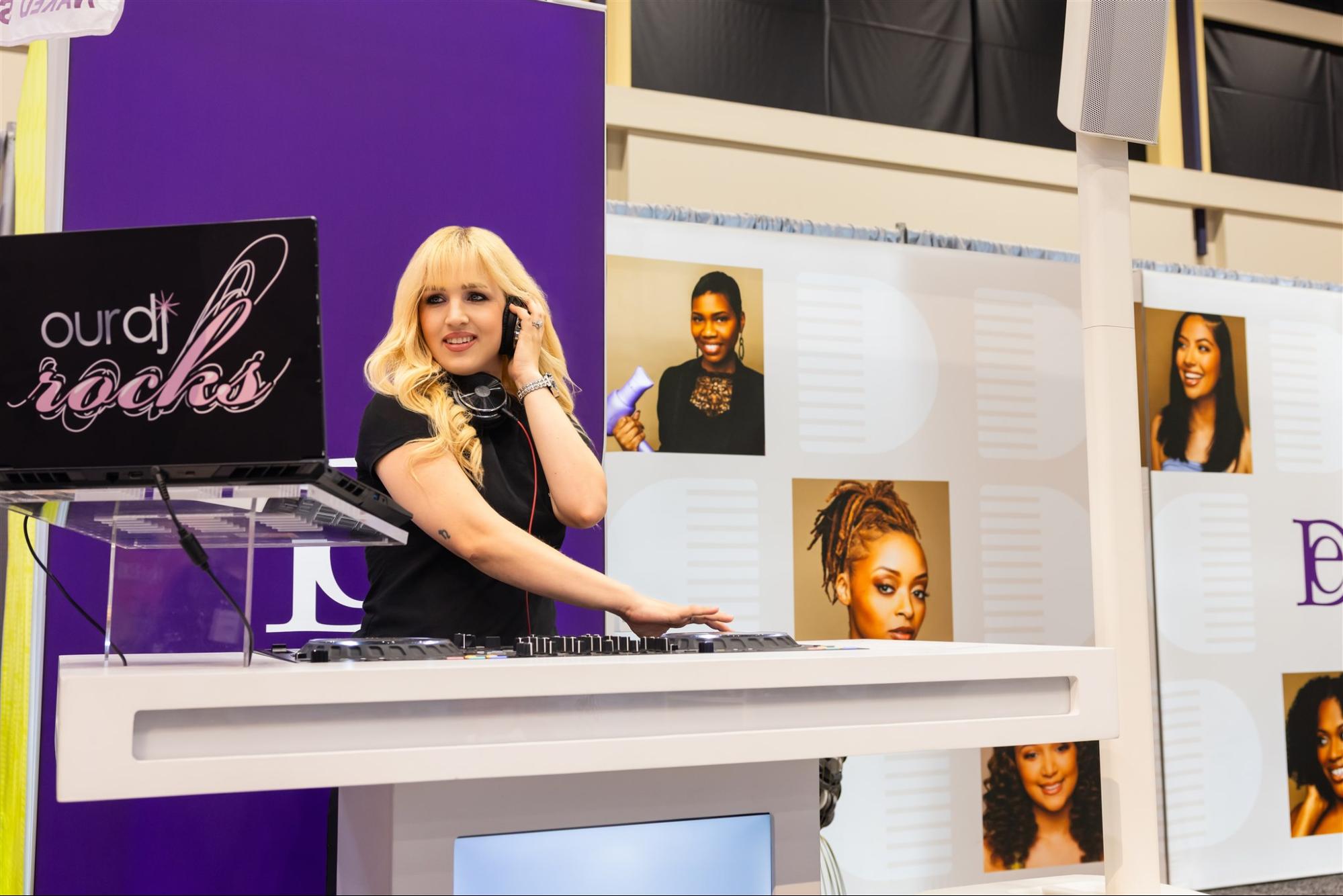 DJ at corporate event